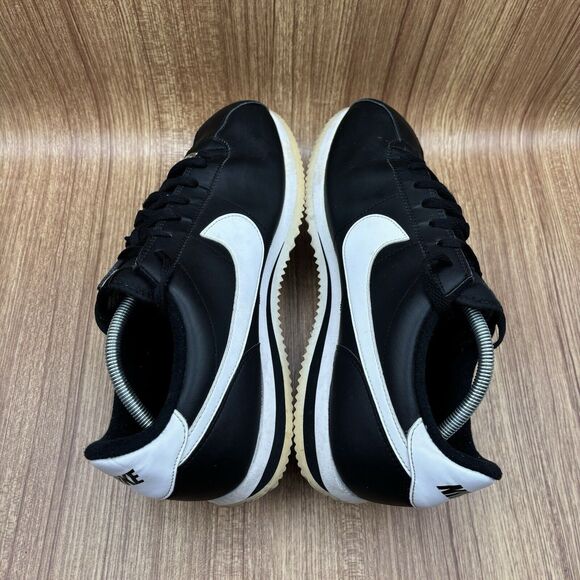 Nike Cortez‎ ‘72 OG 819719-012 Basic Leather Black White Men’s Size 12 - Picture 5 of 8